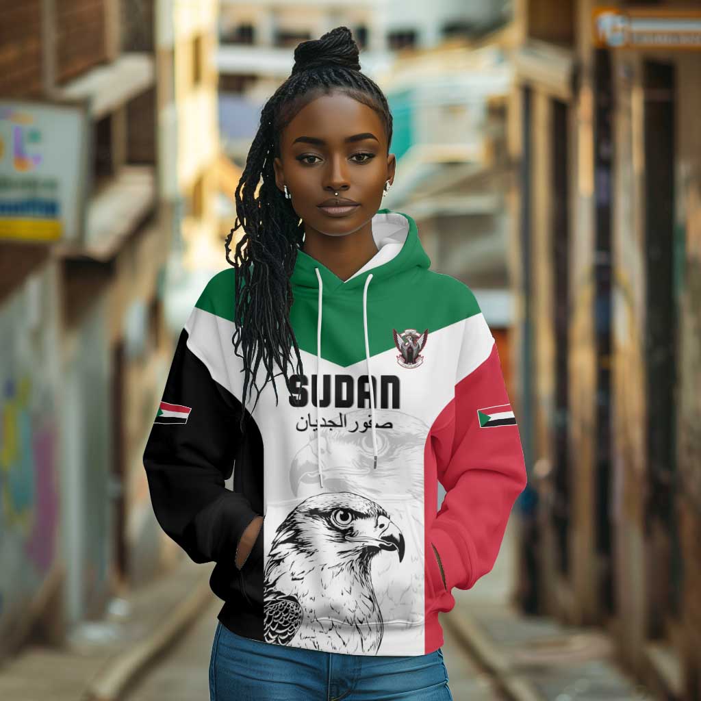 Custom Sudan Football Hoodie Yalla Sudan