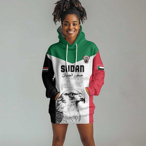 Custom Sudan Football Hoodie Dress Yalla Sudan