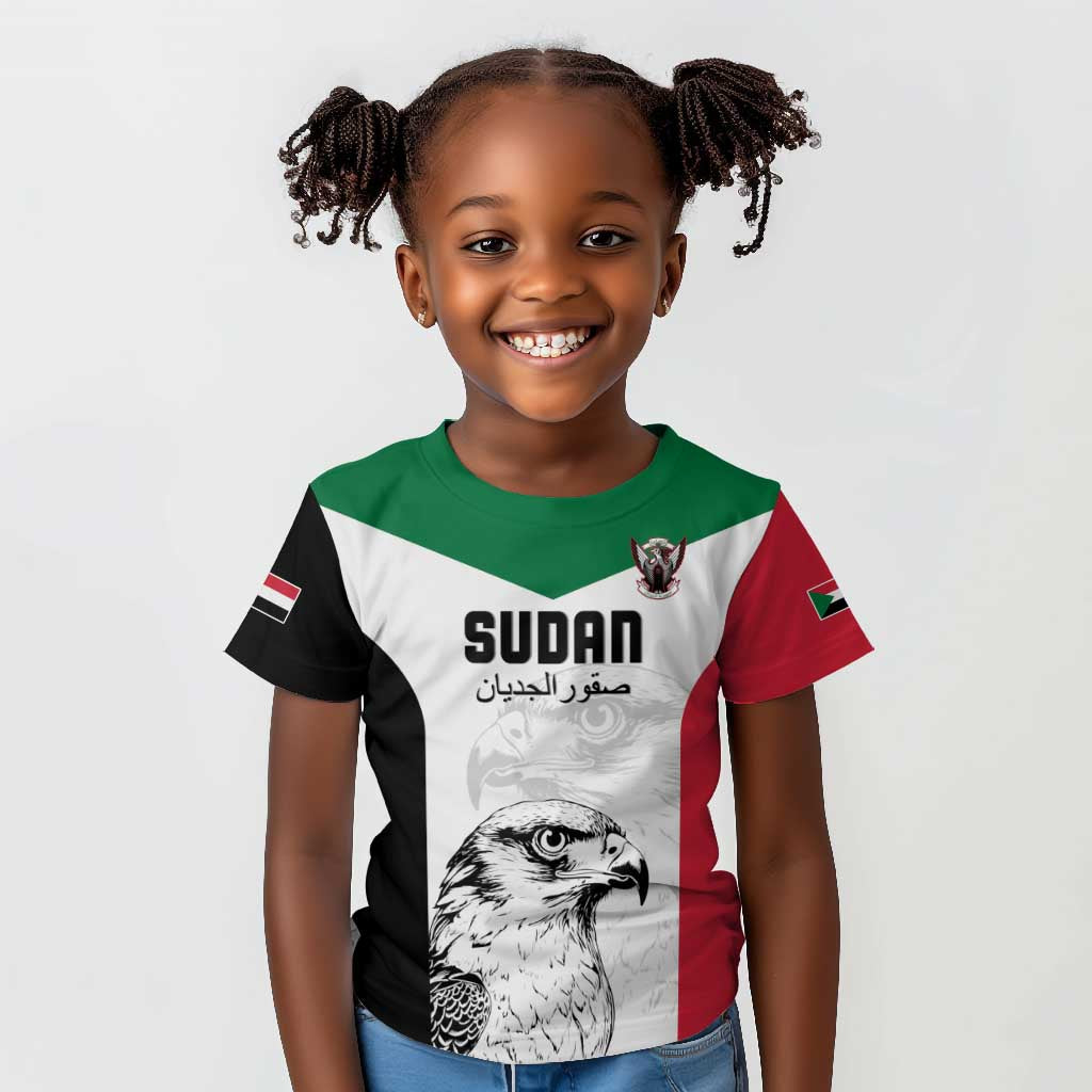 Custom Sudan Football Kid T shirt Yalla Sudan