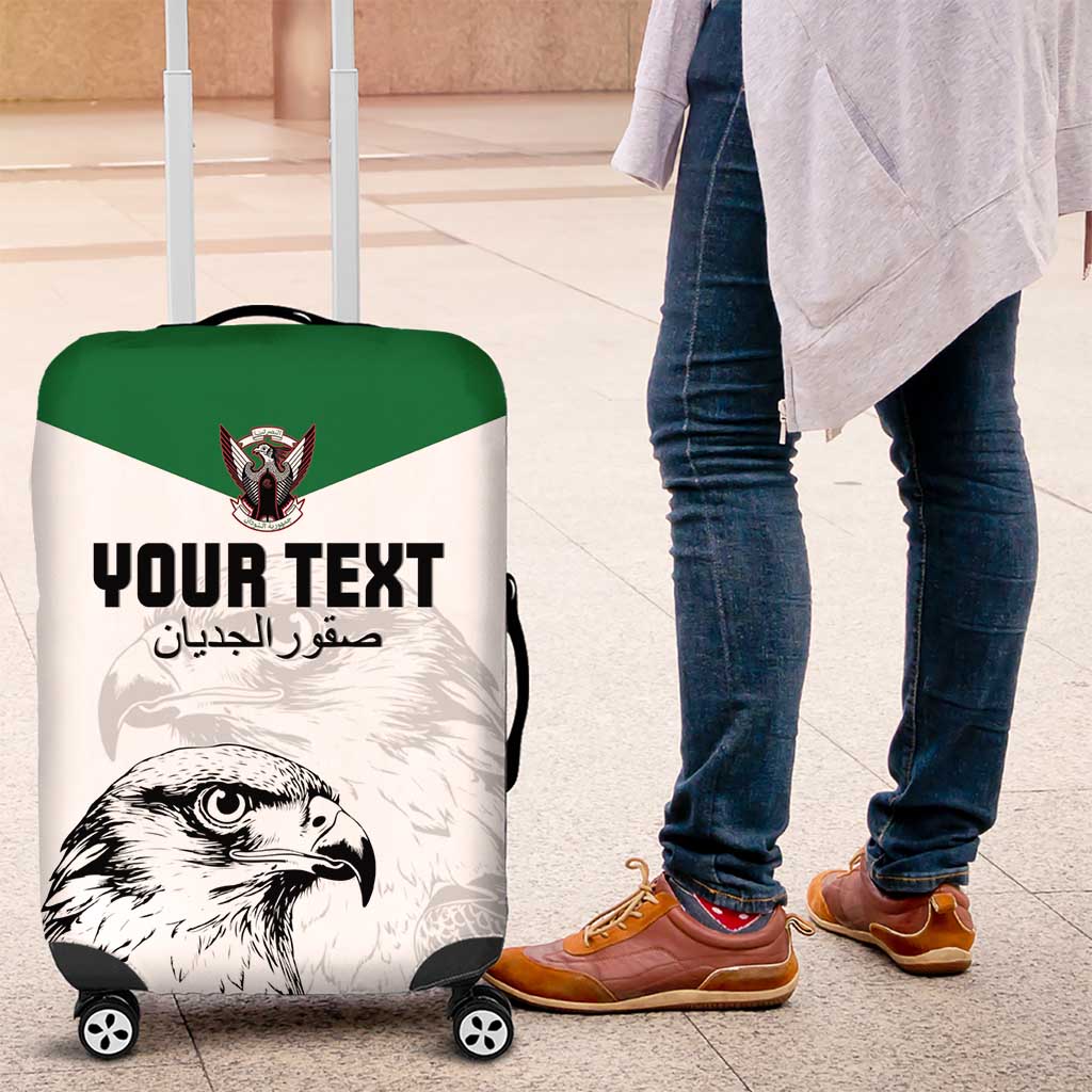Custom Sudan Football Luggage Cover Yalla Sudan