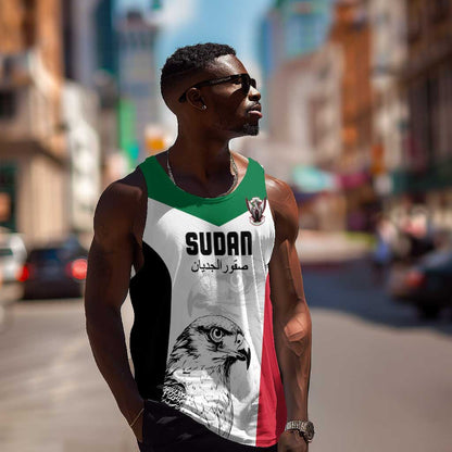 Custom Sudan Football Men Tank Top Yalla Sudan