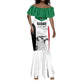 Custom Sudan Football Mermaid Dress Yalla Sudan