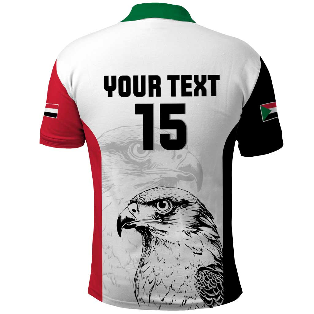 Custom Sudan Football Polo Shirt Yalla Sudan