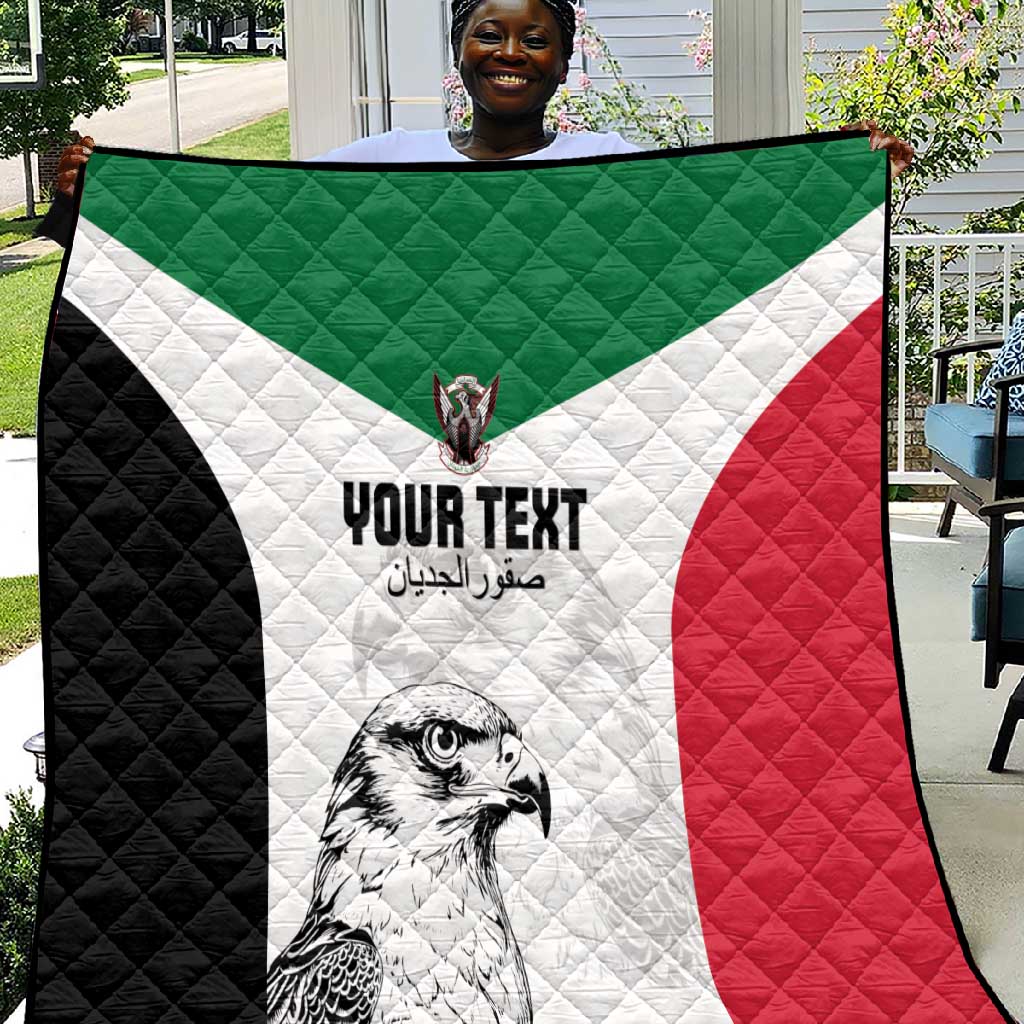 Custom Sudan Football Quilt Yalla Sudan