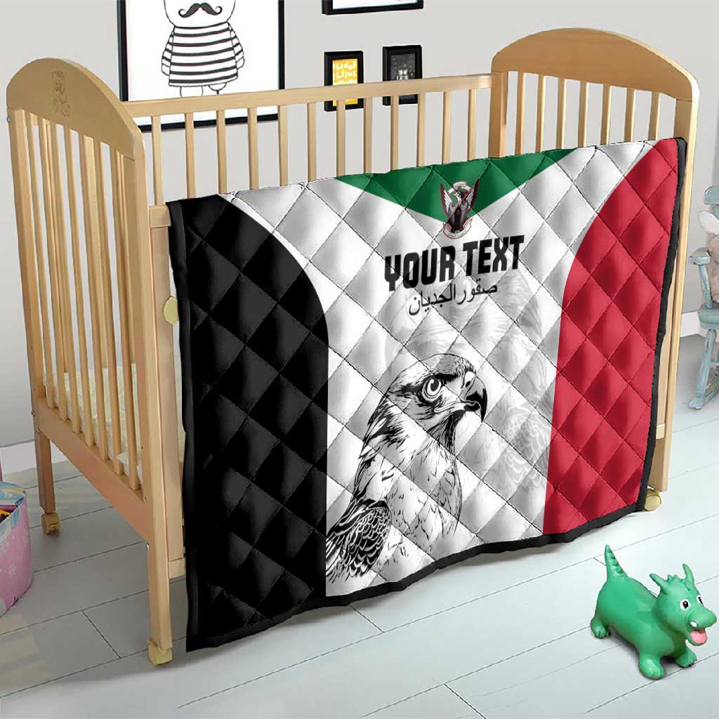 Custom Sudan Football Quilt Yalla Sudan
