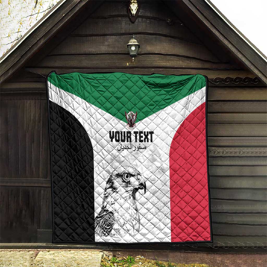 Custom Sudan Football Quilt Yalla Sudan