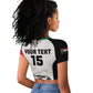 Custom Sudan Football Raglan Cropped T shirt Yalla Sudan