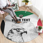 Custom Sudan Football Round Carpet Yalla Sudan