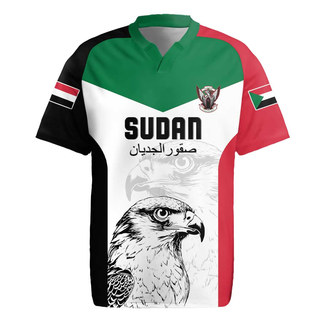 Custom Sudan Football Rugby Jersey Yalla Sudan