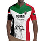 Custom Sudan Football Rugby Jersey Yalla Sudan