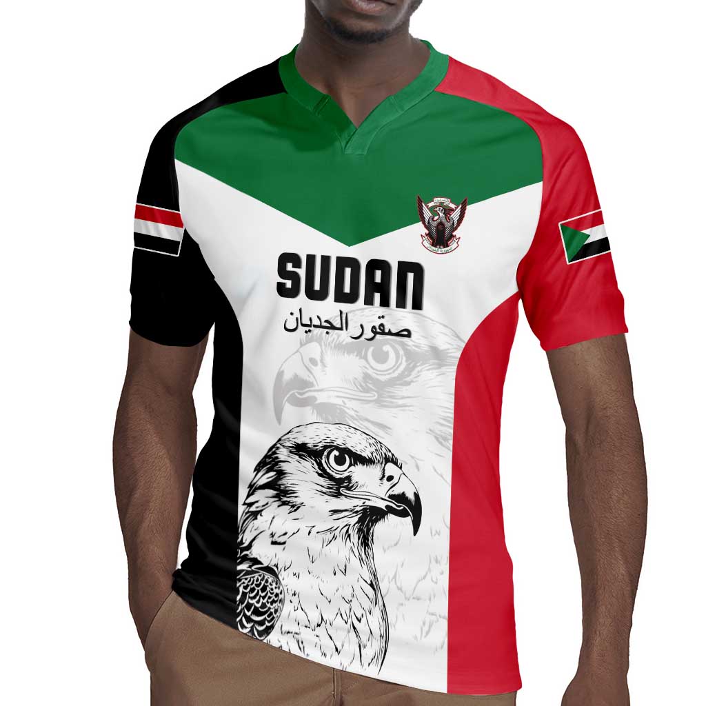 Custom Sudan Football Rugby Jersey Yalla Sudan