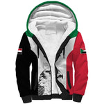 Custom Sudan Football Sherpa Hoodie Yalla Sudan