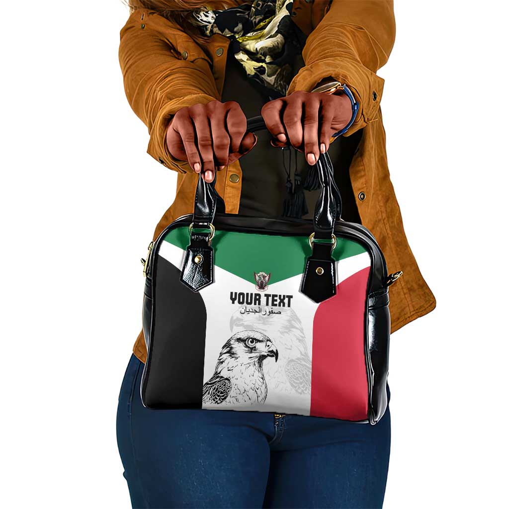 Custom Sudan Football Shoulder Handbag Yalla Sudan