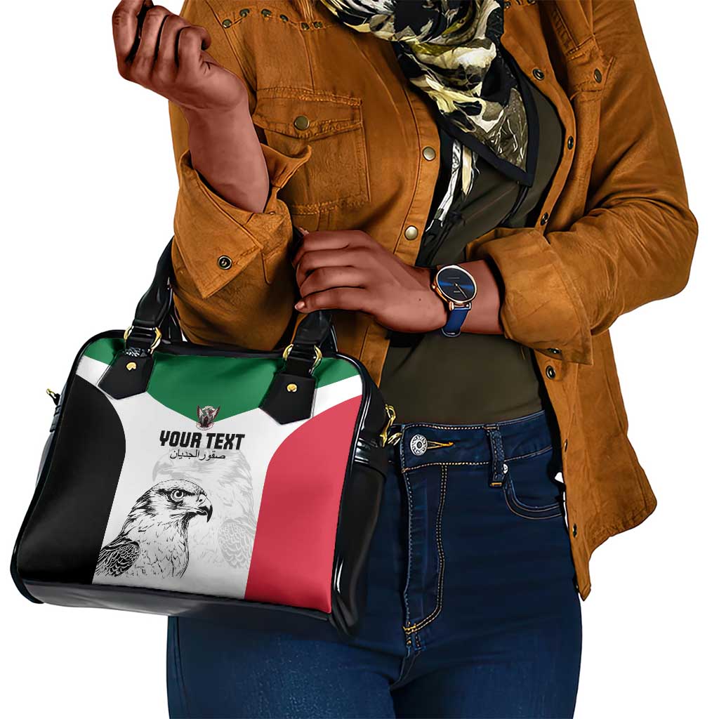 Custom Sudan Football Shoulder Handbag Yalla Sudan
