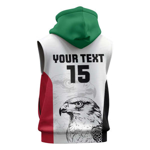 Custom Sudan Football Sleeveless Hoodie Yalla Sudan - African Pride