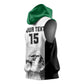 Custom Sudan Football Sleeveless Hoodie Yalla Sudan - African Pride