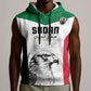 Custom Sudan Football Sleeveless Hoodie Yalla Sudan - African Pride