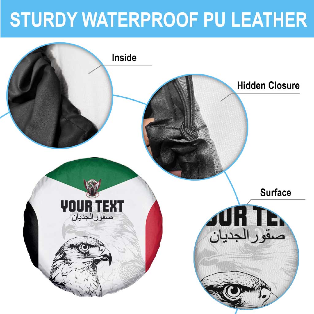 Custom Sudan Football Spare Tire Cover Yalla Sudan