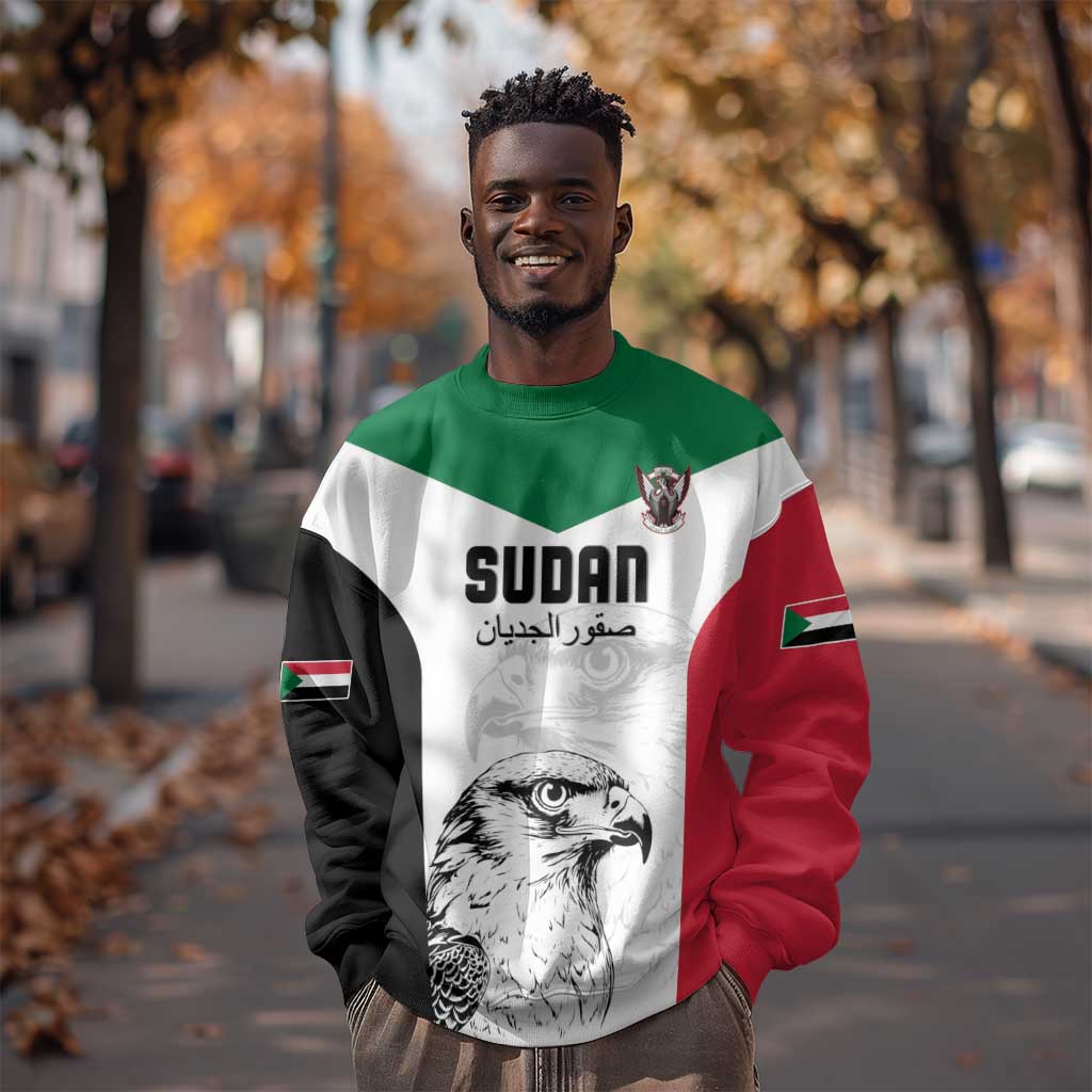 Custom Sudan Football Sweatshirt Yalla Sudan
