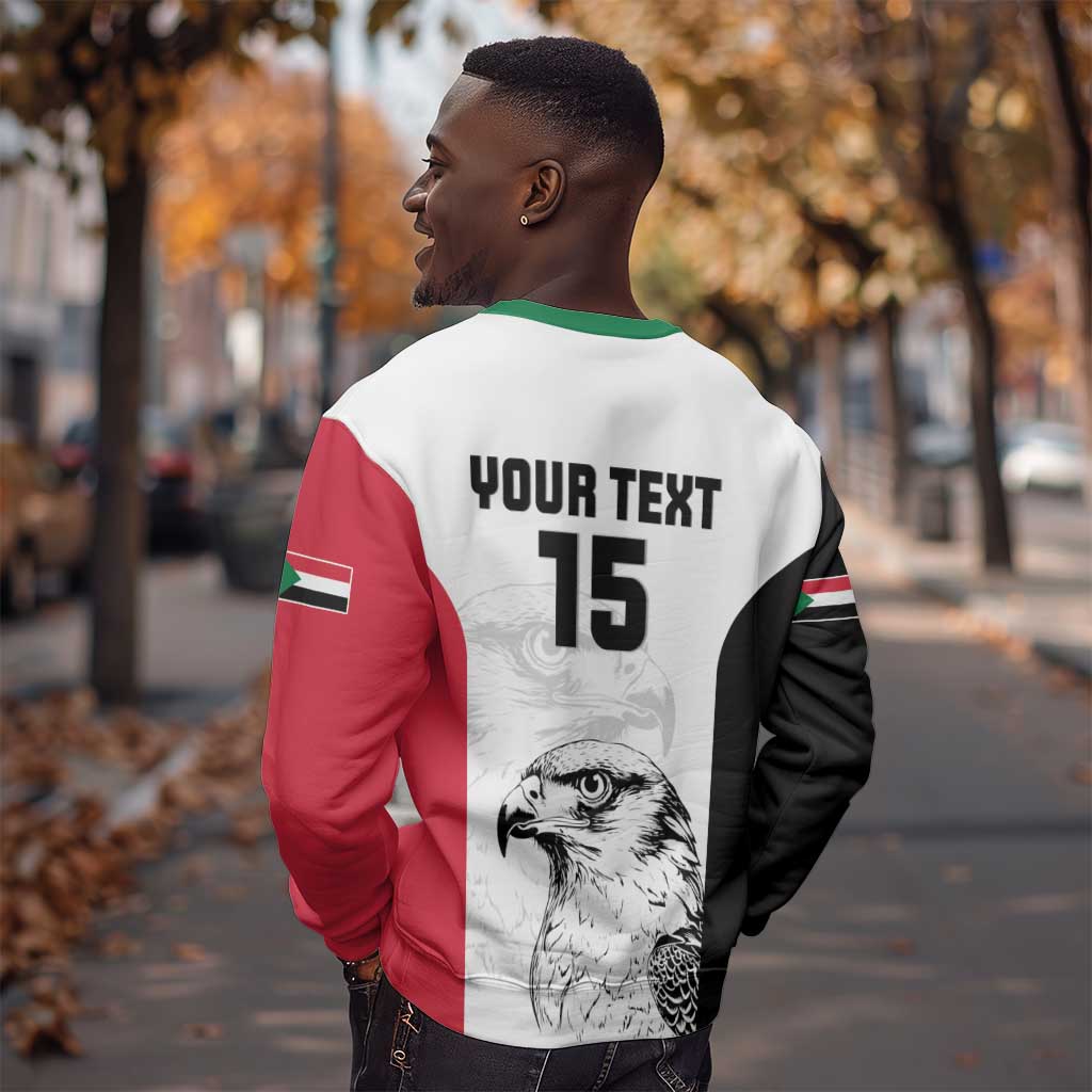 Custom Sudan Football Sweatshirt Yalla Sudan