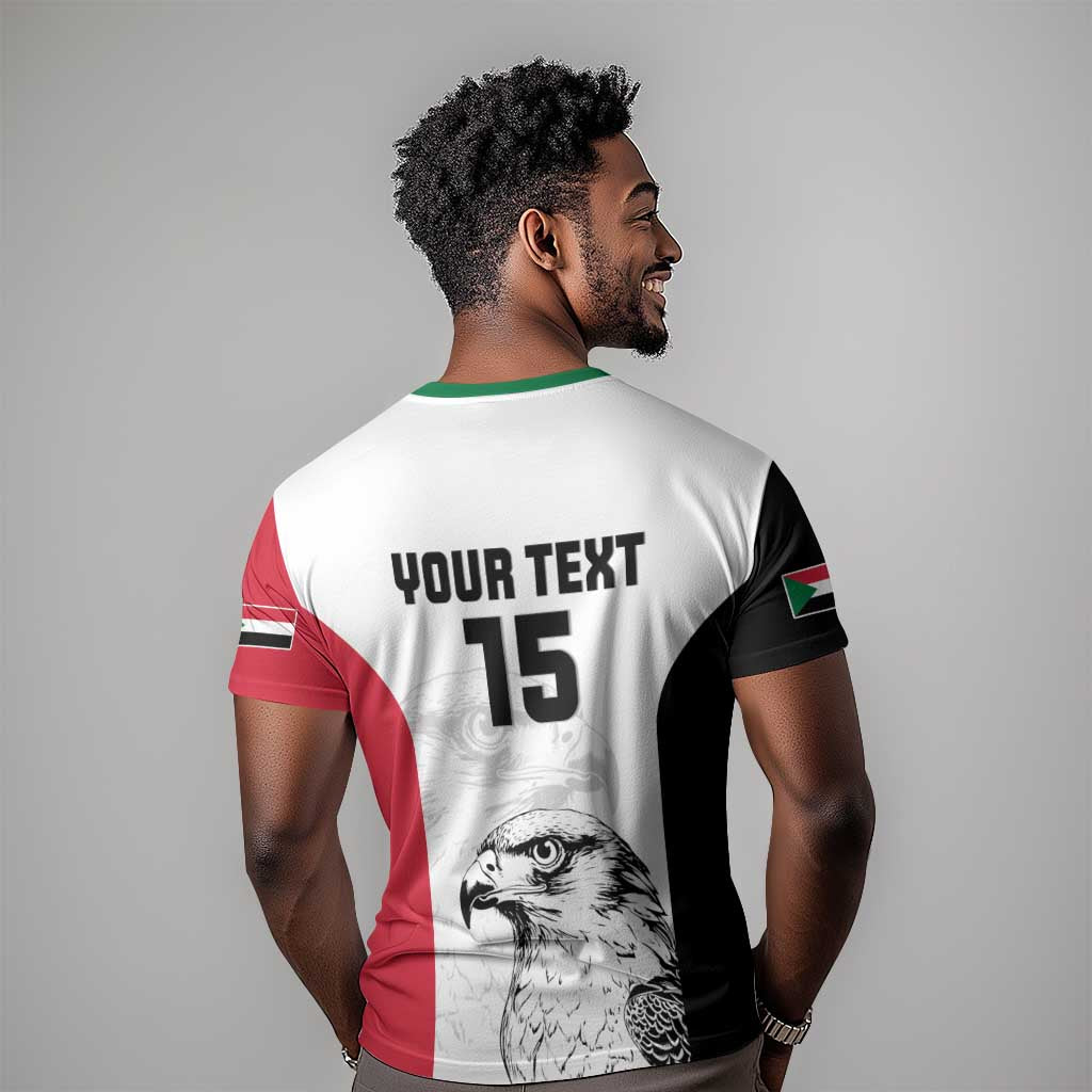 Custom Sudan Football T shirt Yalla Sudan