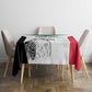 Custom Sudan Football Tablecloth Yalla Sudan
