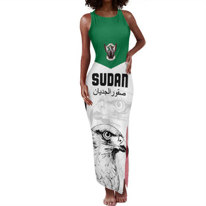 Custom Sudan Football Tank Maxi Dress Yalla Sudan