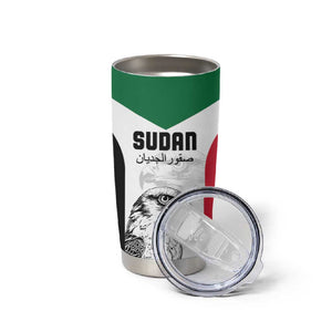 Custom Sudan Football Tumbler Cup Yalla Sudan LT15