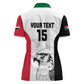 Custom Sudan Football Women Polo Shirt Yalla Sudan