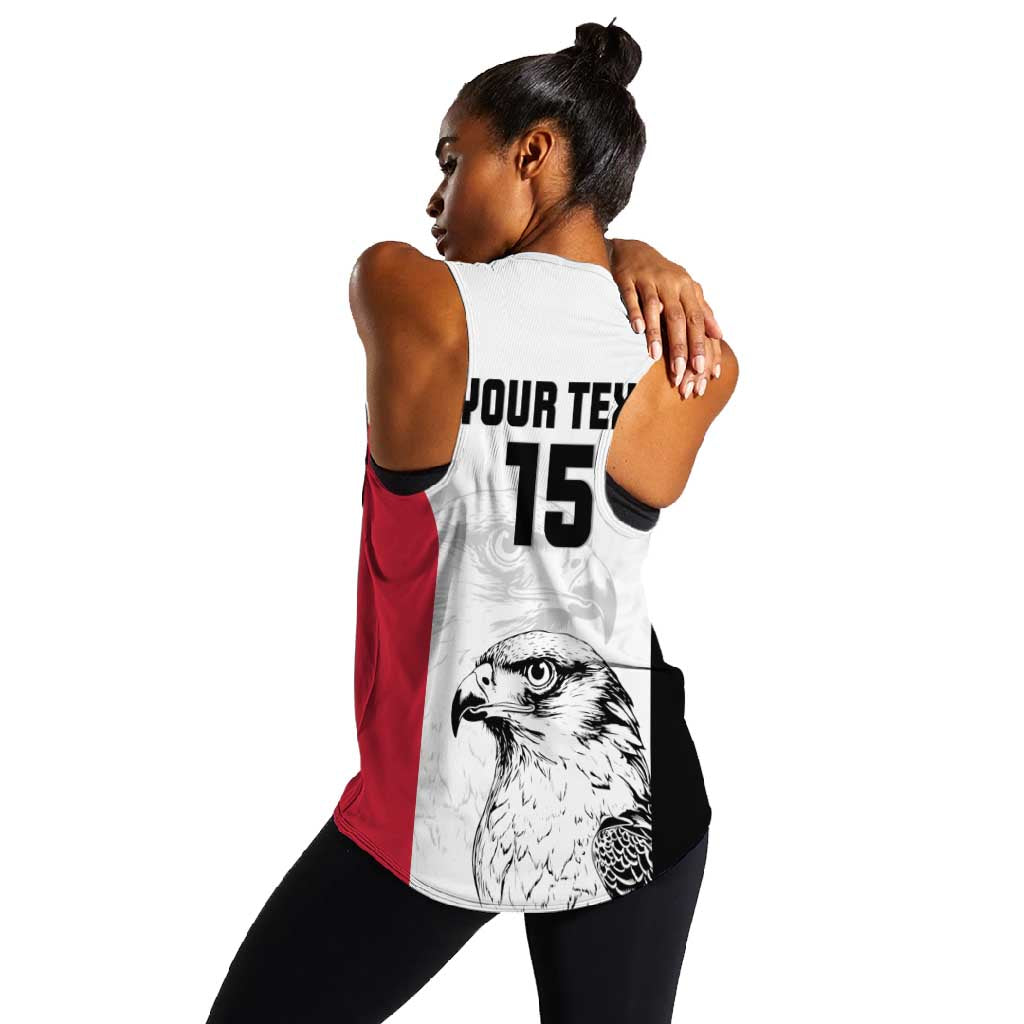 Custom Sudan Football Women Racerback Tank Yalla Sudan