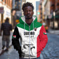 Custom Sudan Football Zip Hoodie Yalla Sudan