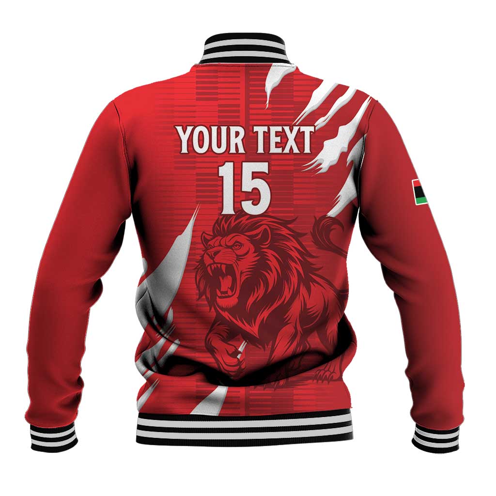 Custom Libya Football Baseball Jacket Yalla Libya