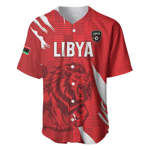 Custom Libya Football Baseball Jersey Yalla Libya