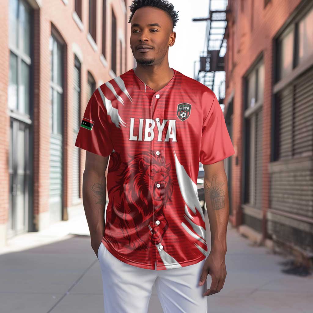 Custom Libya Football Baseball Jersey Yalla Libya