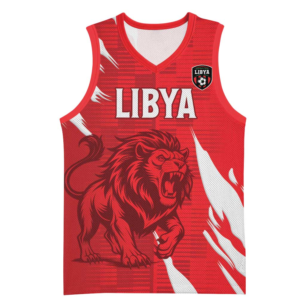 Custom Libya Football Basketball Jersey Yalla Libya - African Pride