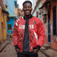 Custom Libya Football Bomber Jacket Yalla Libya