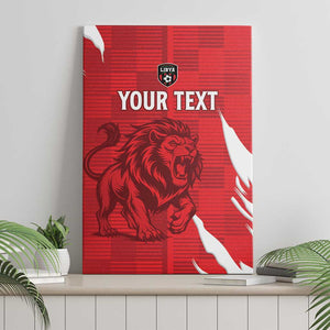 Custom Libya Football Canvas Wall Art Yalla Libya