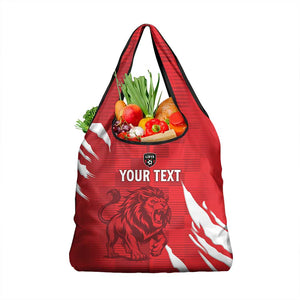 Custom Libya Football Grocery Bag Yalla Libya