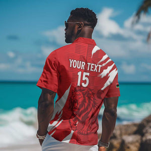 Custom Libya Football Hawaiian Shirt Yalla Libya