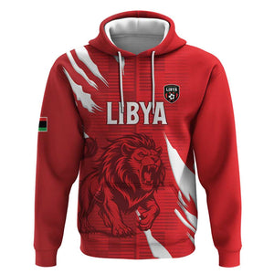 Custom Libya Football Hoodie Yalla Libya