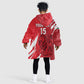 Custom Libya Football Kid Wearable Blanket Hoodie Yalla Libya