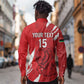 Custom Libya Football Long Sleeve Button Shirt Yalla Libya