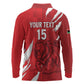 Custom Libya Football Long Sleeve Polo Shirt Yalla Libya