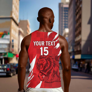 Custom Libya Football Men Tank Top Yalla Libya