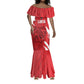 Custom Libya Football Mermaid Dress Yalla Libya
