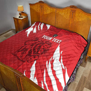 Custom Libya Football Quilt Yalla Libya