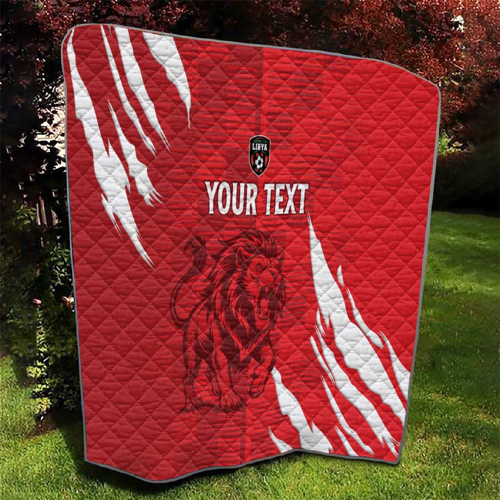 Custom Libya Football Quilt Yalla Libya