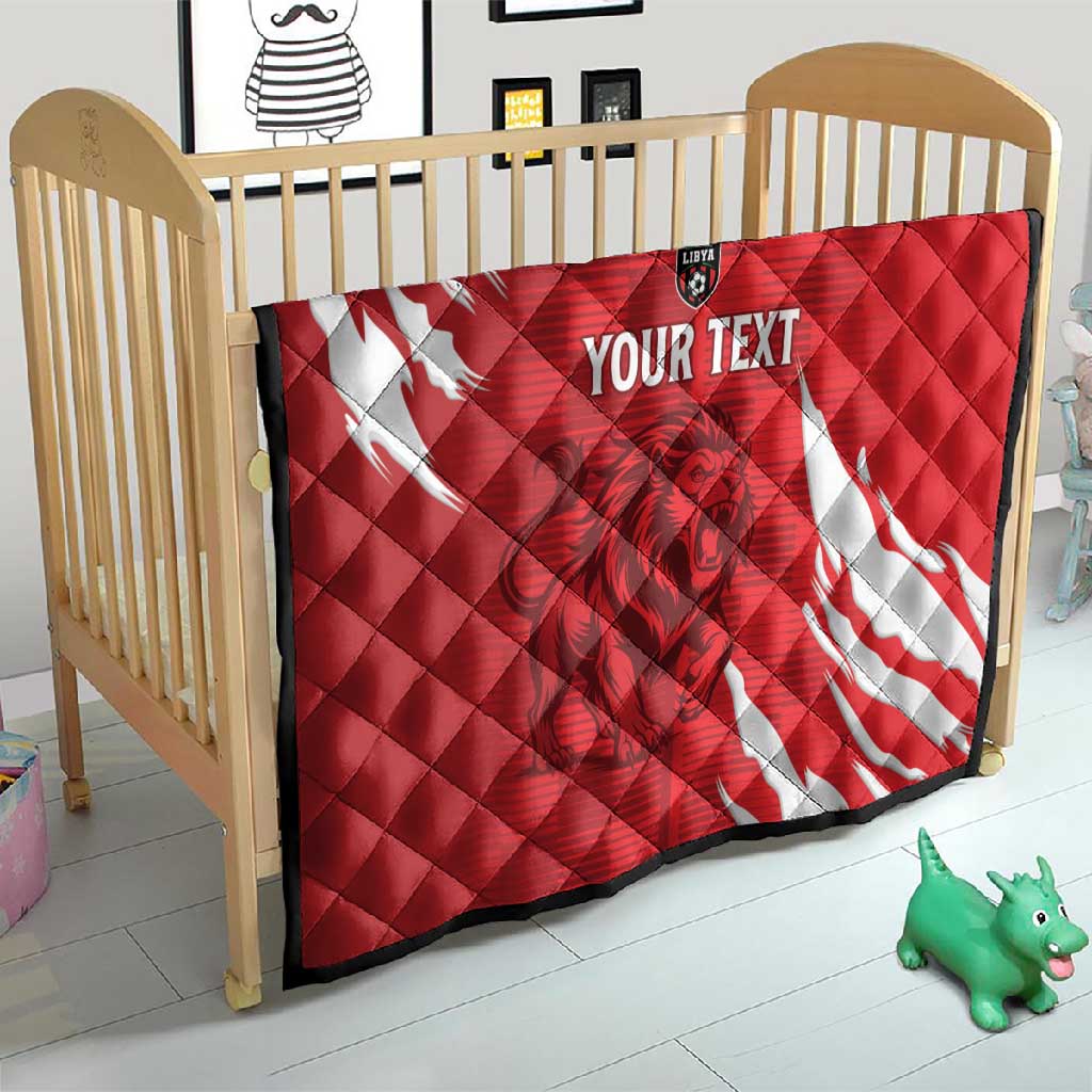 Custom Libya Football Quilt Yalla Libya