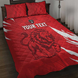 Custom Libya Football Quilt Bed Set Yalla Libya