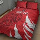 Custom Libya Football Quilt Bed Set Yalla Libya